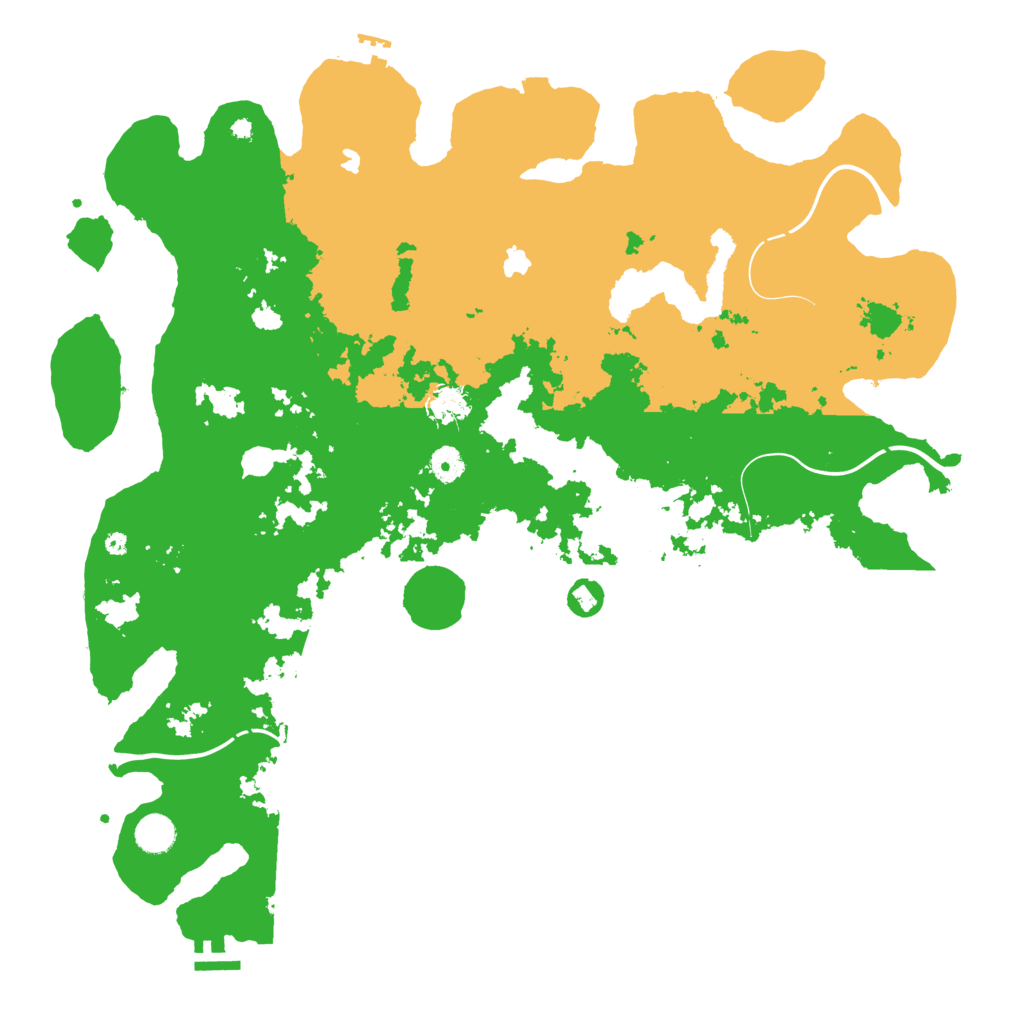Biome Rust Map: Procedural Map, Size: 4500, Seed: 83755283