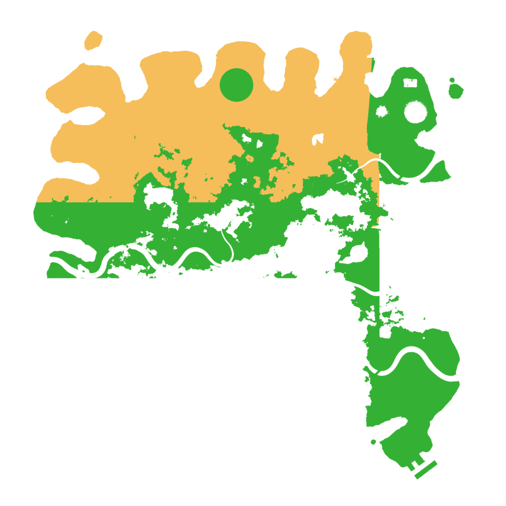 Biome Rust Map: Procedural Map, Size: 4000, Seed: 1124653507