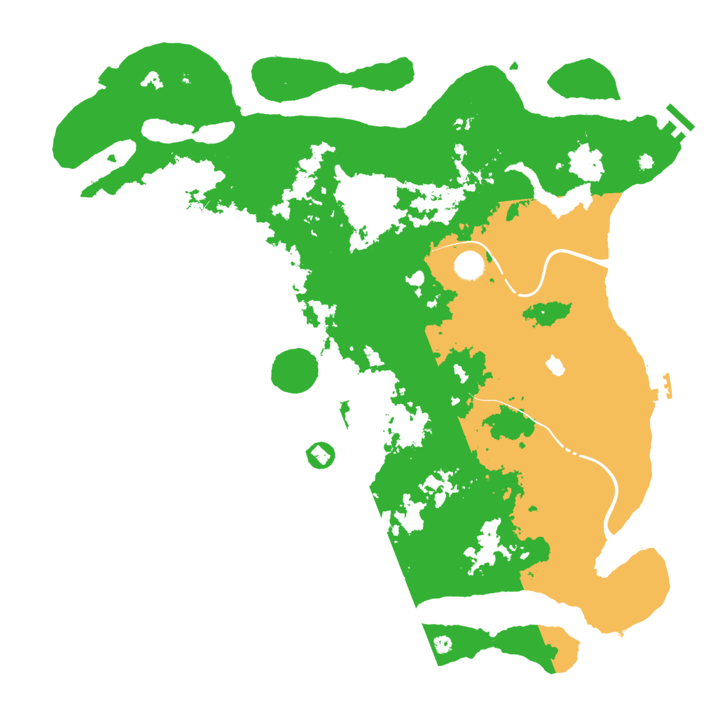 Biome Rust Map: Procedural Map, Size: 4250, Seed: 2089279757