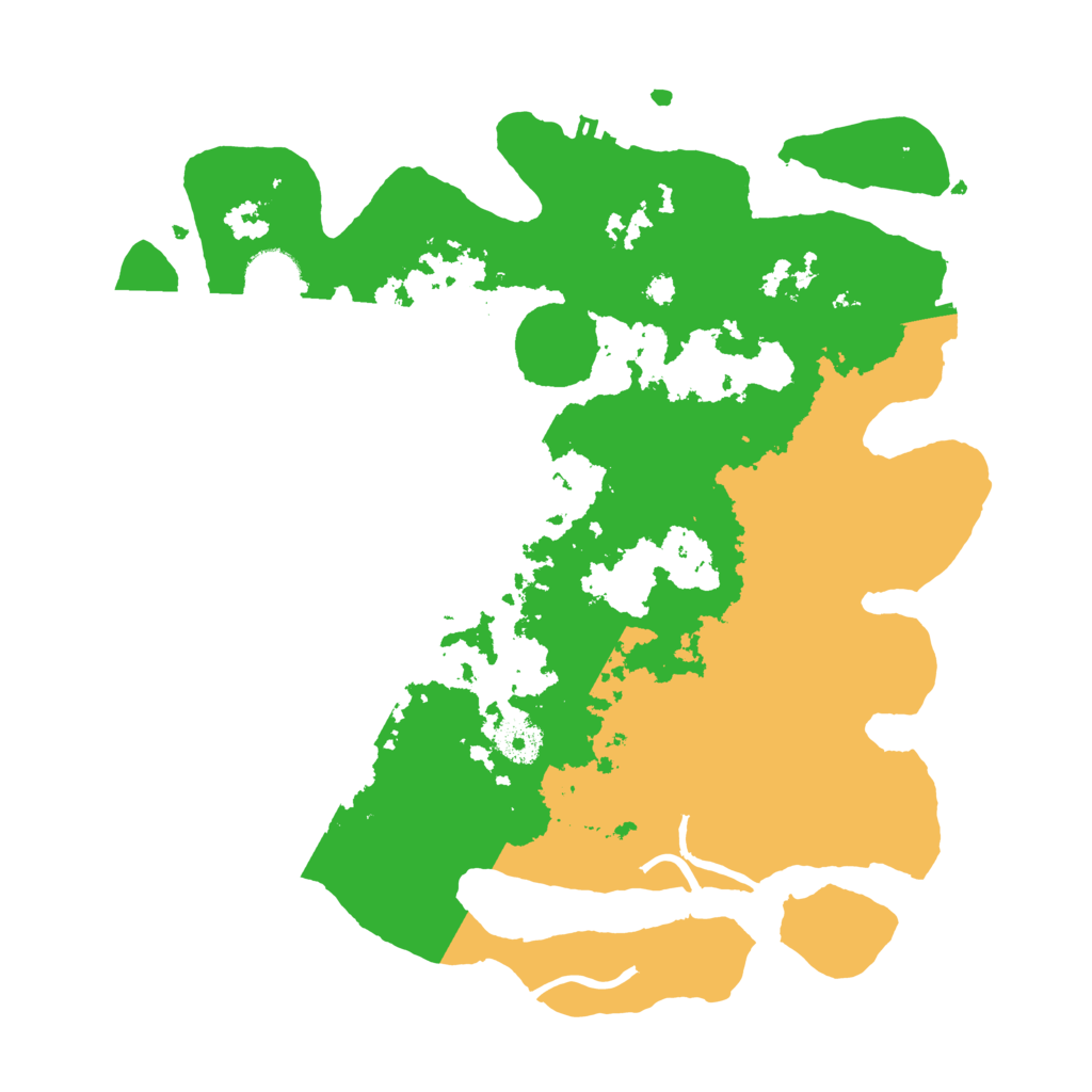 Biome Rust Map: Procedural Map, Size: 3500, Seed: 68968558