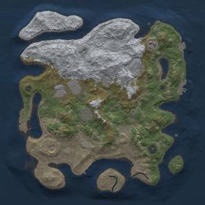 Thumbnail Rust Map: Procedural Map, Size: 3500, Seed: 83238101, 14 Monuments