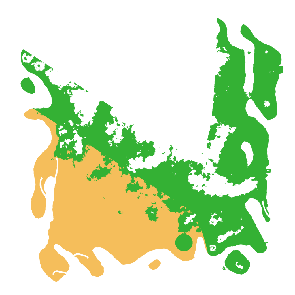 Biome Rust Map: Procedural Map, Size: 4500, Seed: 344321