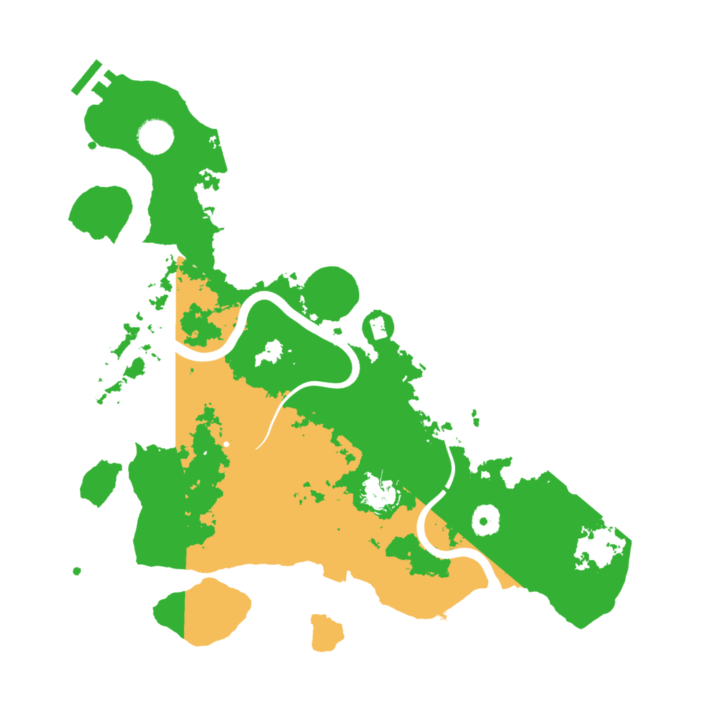 Biome Rust Map: Procedural Map, Size: 3500, Seed: 1983451450