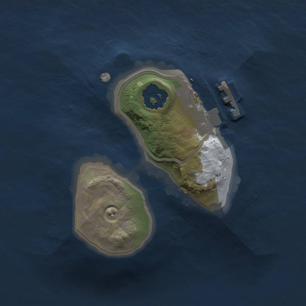 Rust Map: Procedural Map, Size: 1250, Seed: 712751397, 2 Monuments