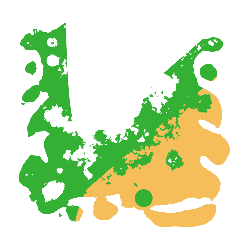 Biome Rust Map: Procedural Map, Size: 3700, Seed: 57371140