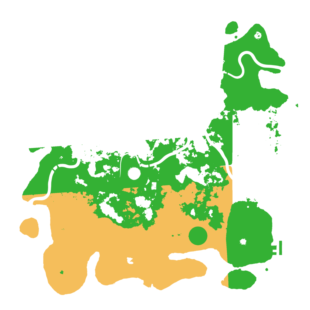 Biome Rust Map: Procedural Map, Size: 4400, Seed: 97153000