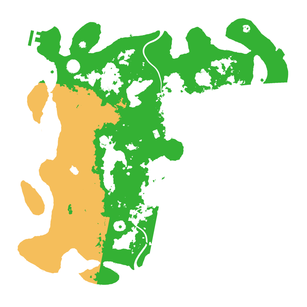 Biome Rust Map: Procedural Map, Size: 4000, Seed: 62850524