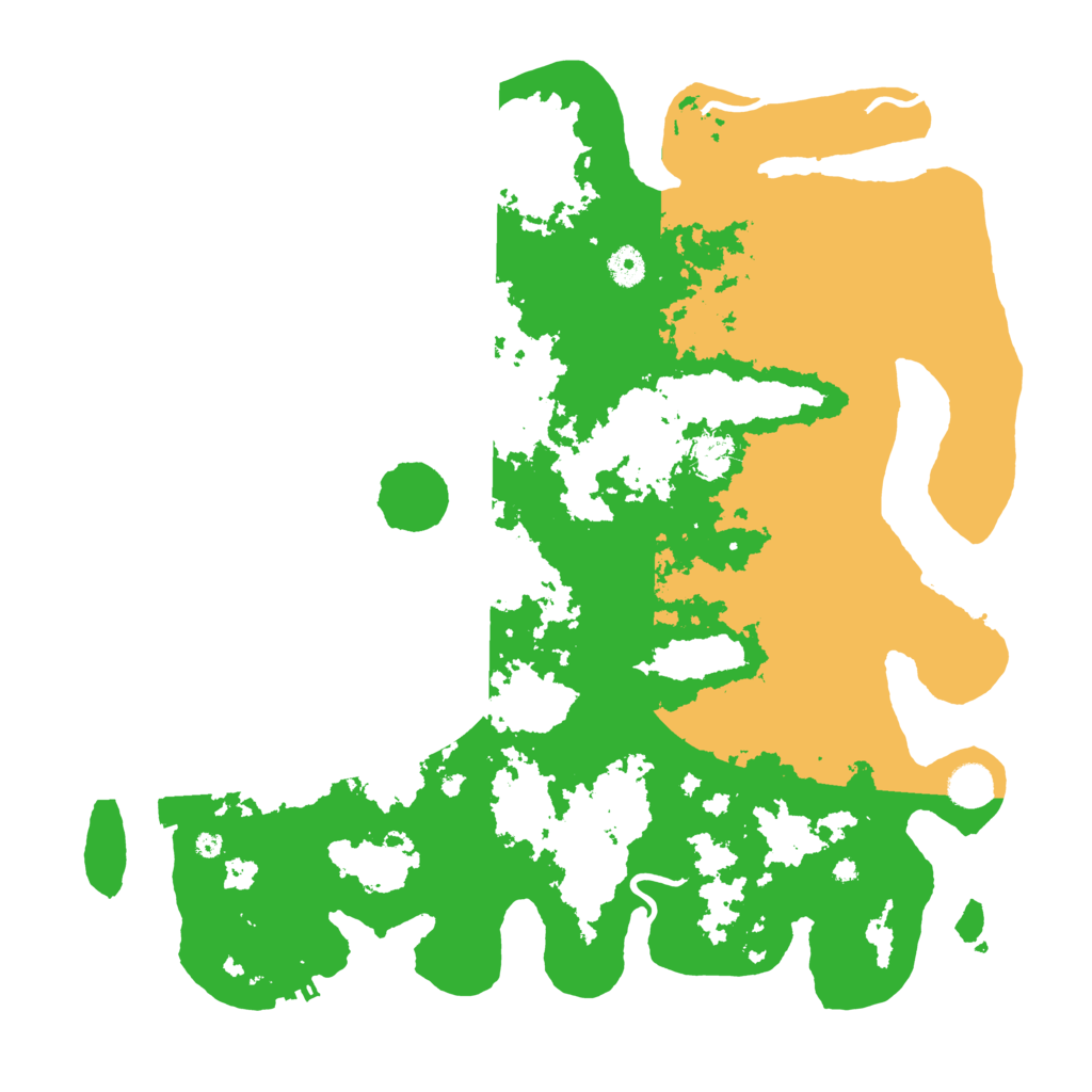 Biome Rust Map: Procedural Map, Size: 4300, Seed: 76811509