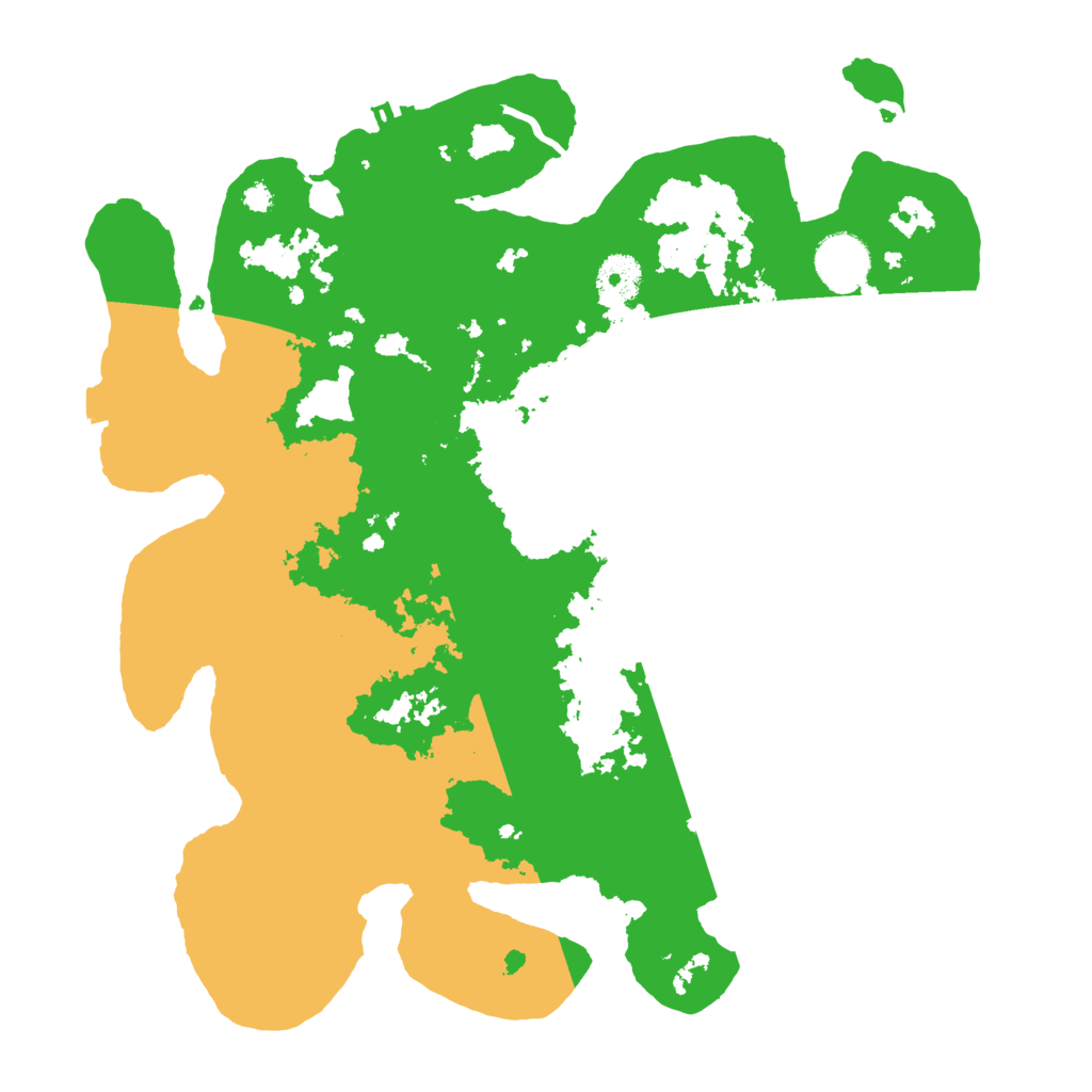 Biome Rust Map: Procedural Map, Size: 3500, Seed: 83186333