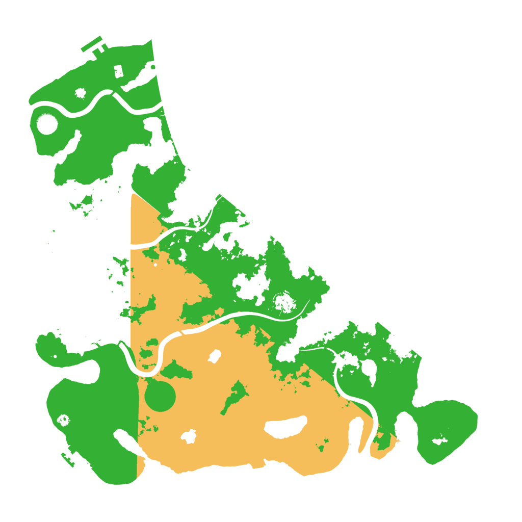 Biome Rust Map: Procedural Map, Size: 4500, Seed: 76561199