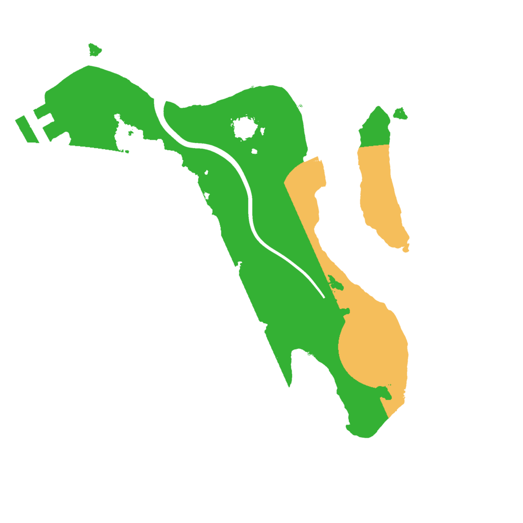 Biome Rust Map: Procedural Map, Size: 2000, Seed: 1597978128