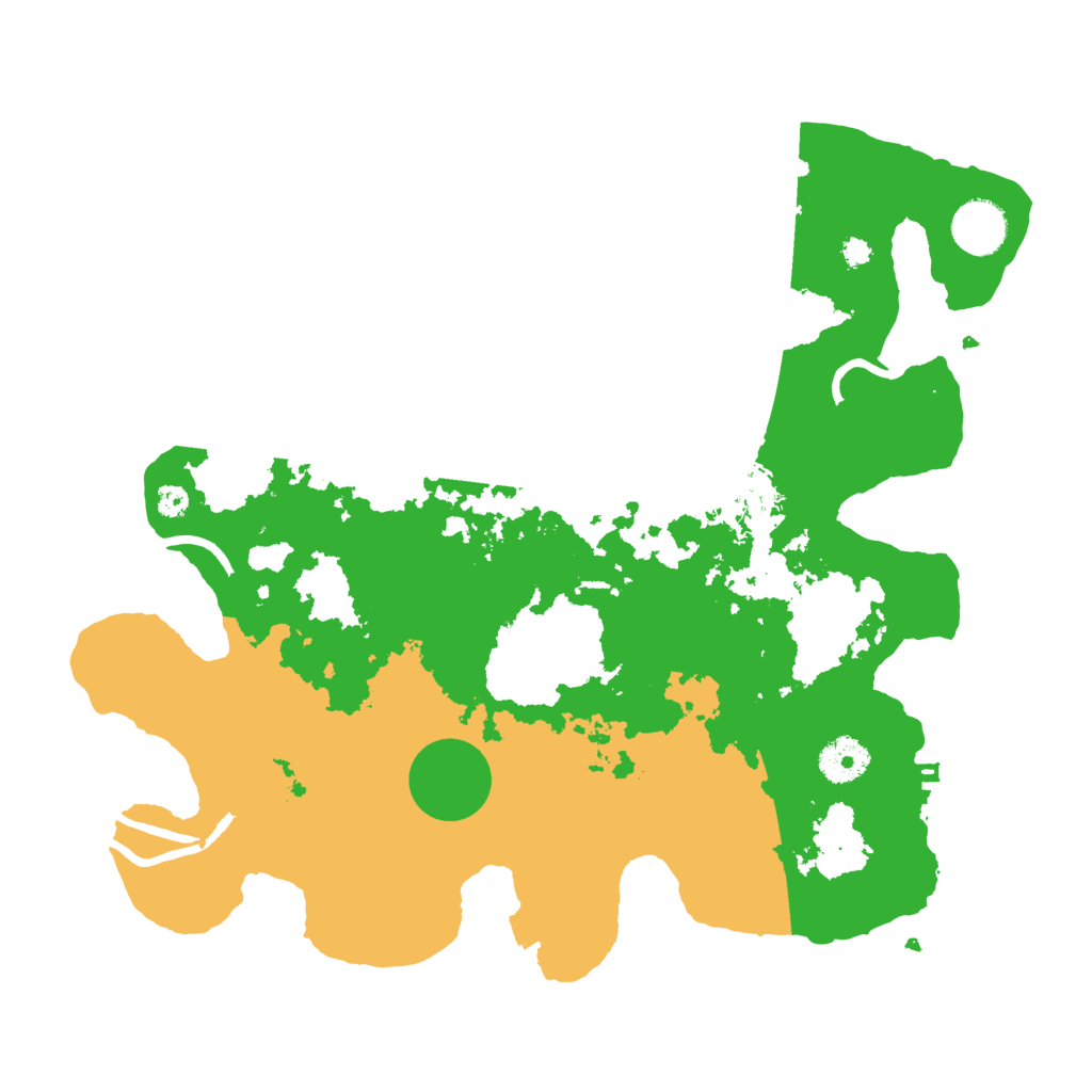 Biome Rust Map: Procedural Map, Size: 3500, Seed: 20253596