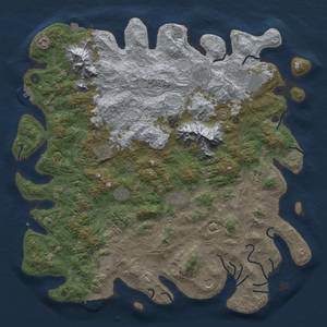 Thumbnail Rust Map: Procedural Map, Size: 5000, Seed: 2066714839, 19 Monuments