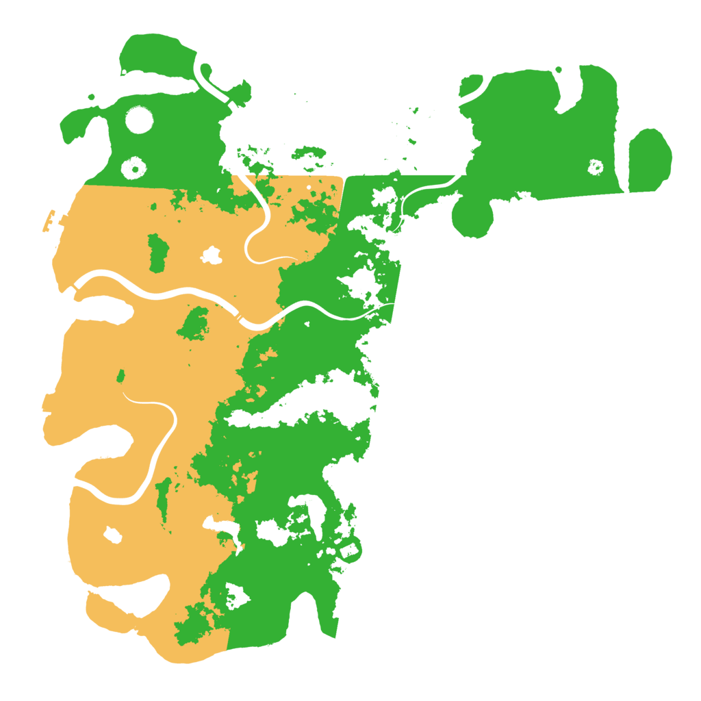 Biome Rust Map: Procedural Map, Size: 4500, Seed: 57705056