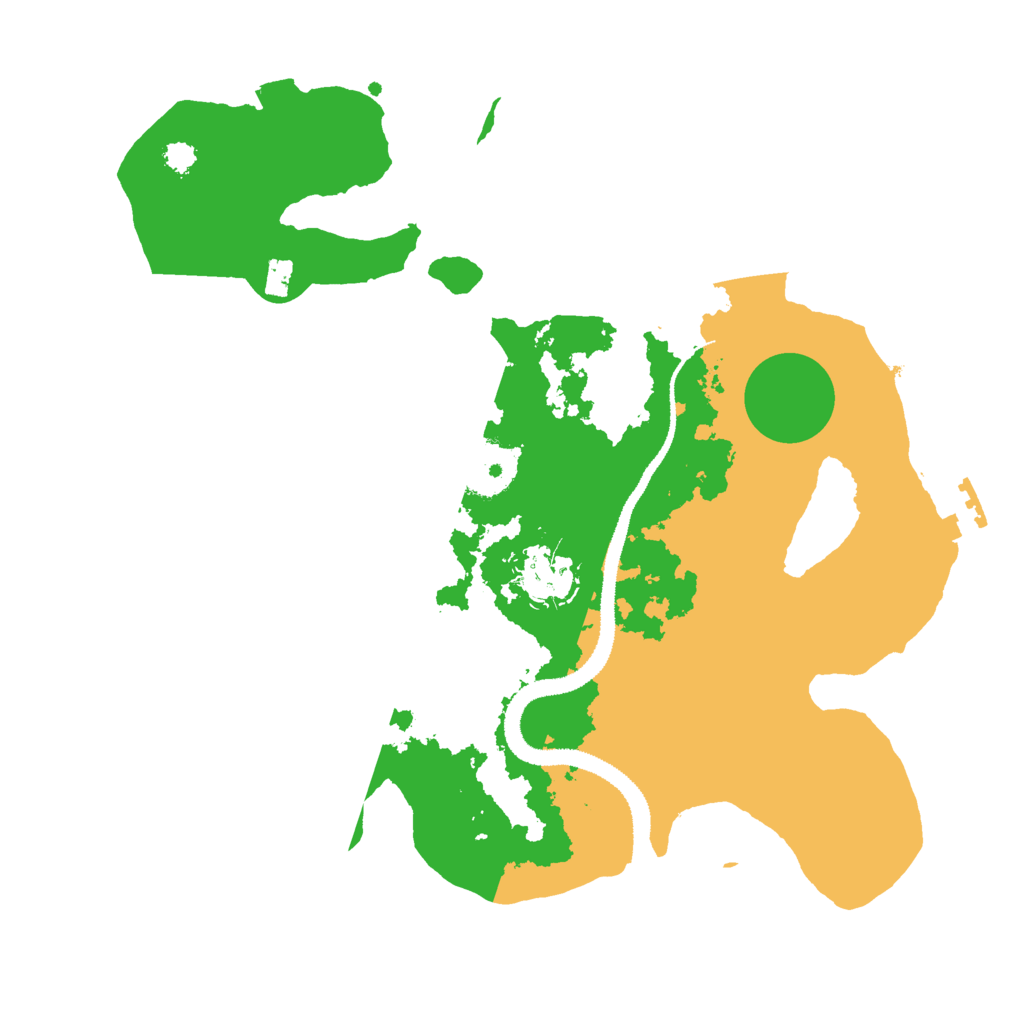 Biome Rust Map: Procedural Map, Size: 3000, Seed: 1285086653