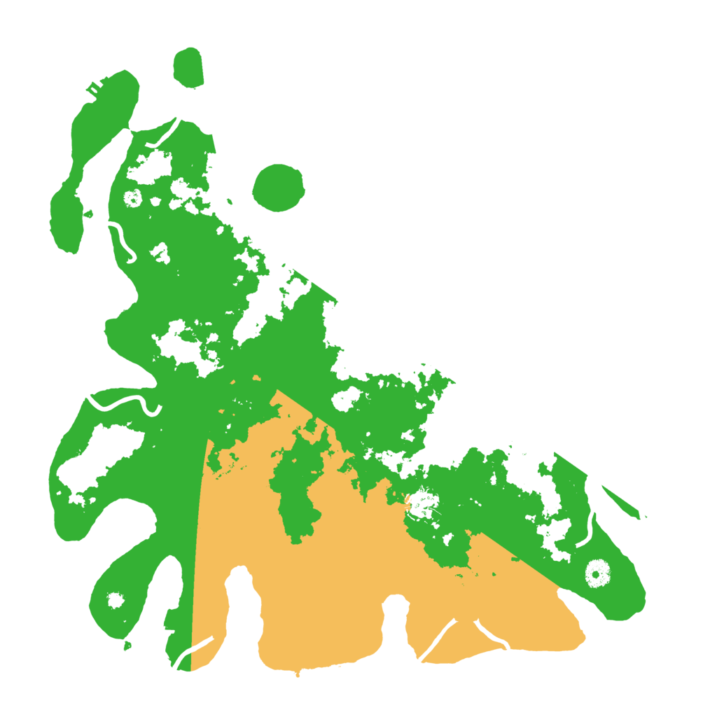 Biome Rust Map: Procedural Map, Size: 4000, Seed: 236279544