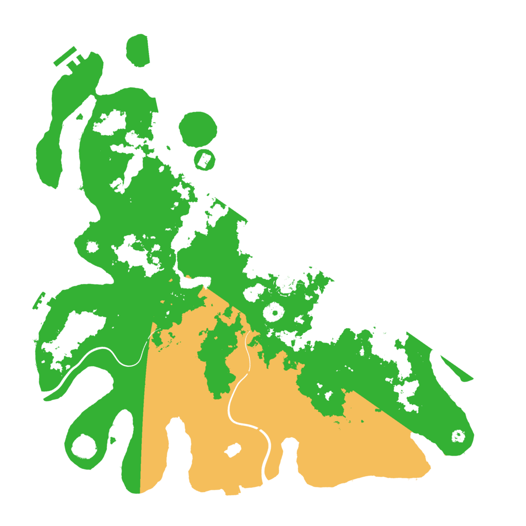Biome Rust Map: Procedural Map, Size: 4000, Seed: 236279544