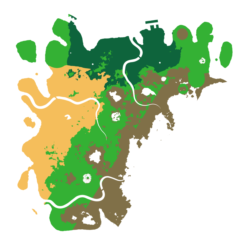 Biome Rust Map: Procedural Map, Size: 4000, Seed: 1845901389