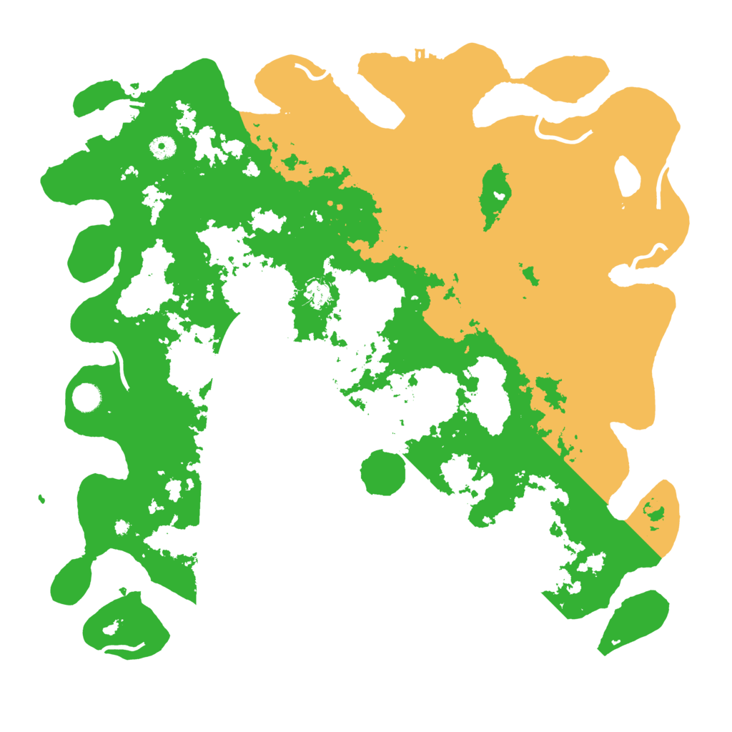 Biome Rust Map: Procedural Map, Size: 4500, Seed: 233193017
