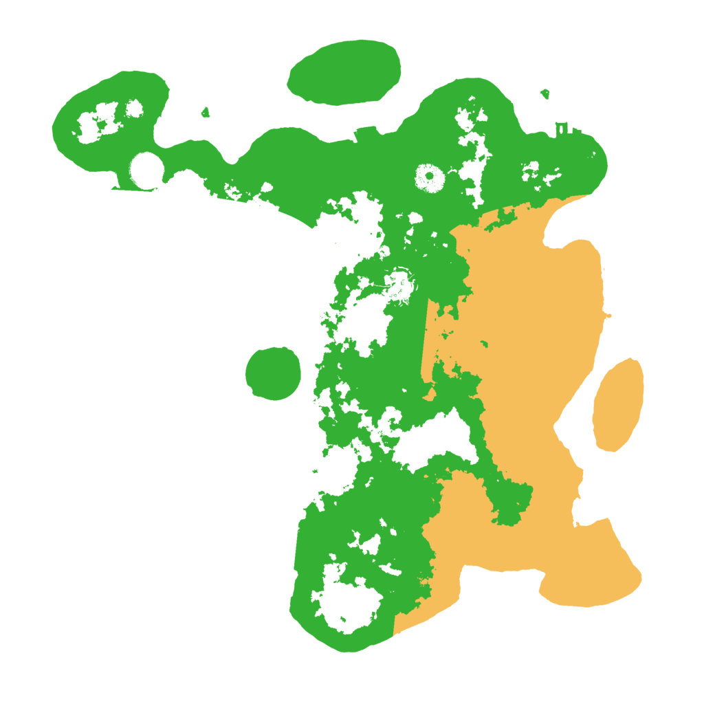 Biome Rust Map: Procedural Map, Size: 3600, Seed: 39741268