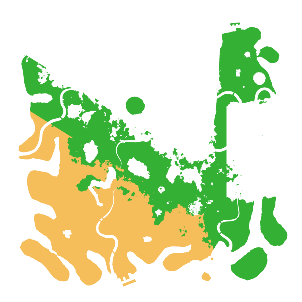 Biome Rust Map: Procedural Map, Size: 4500, Seed: 1162156500