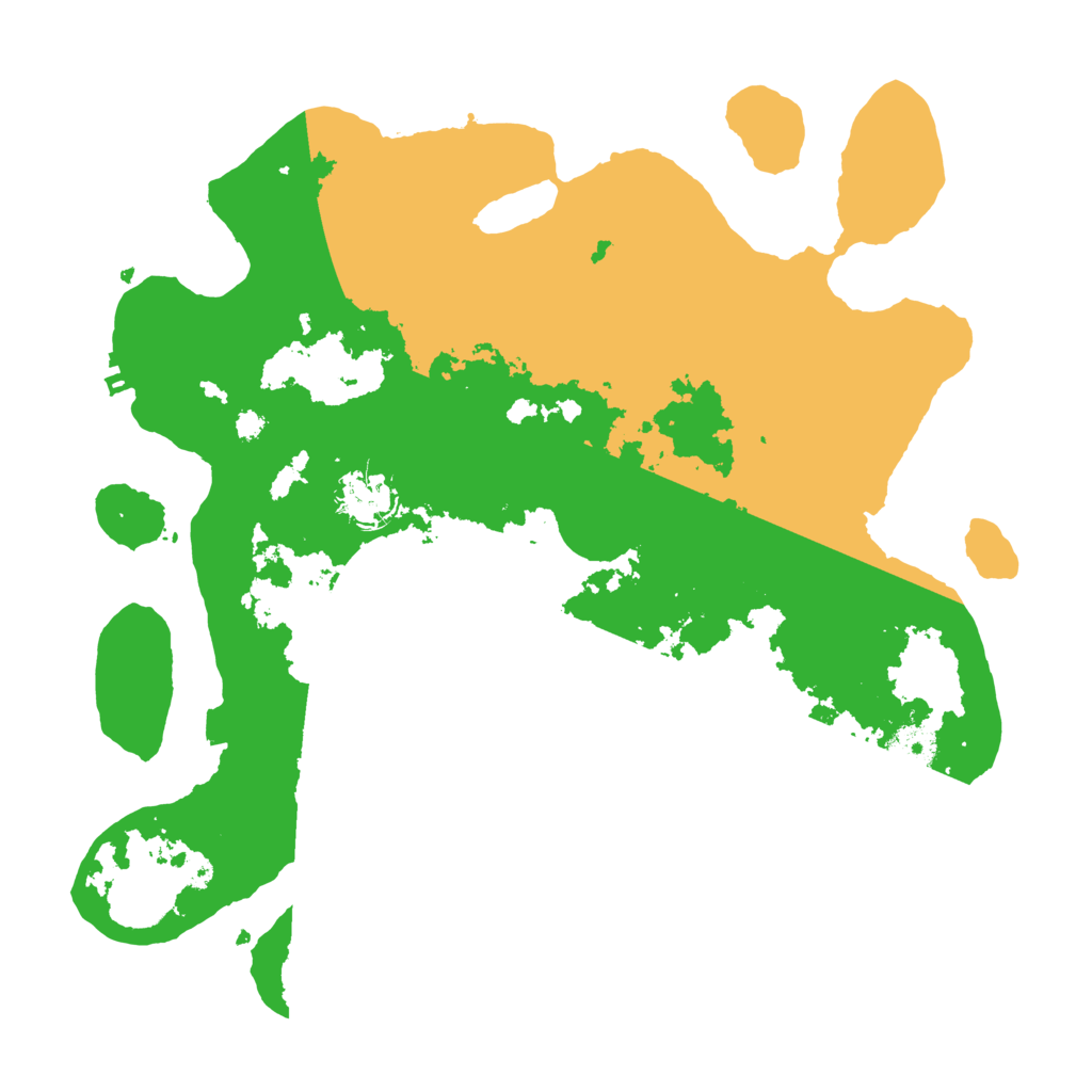 Biome Rust Map: Procedural Map, Size: 3500, Seed: 231018612