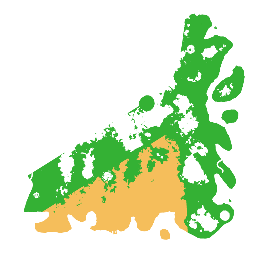 Biome Rust Map: Procedural Map, Size: 4500, Seed: 42793575