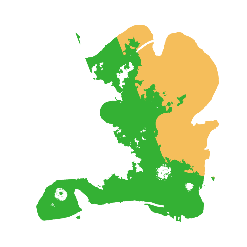Biome Rust Map: Procedural Map, Size: 3000, Seed: 548845729