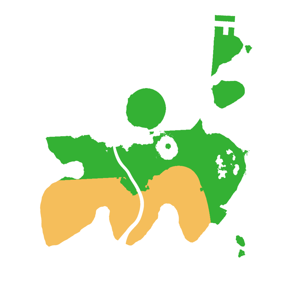 Biome Rust Map: Procedural Map, Size: 2000, Seed: 2074845087