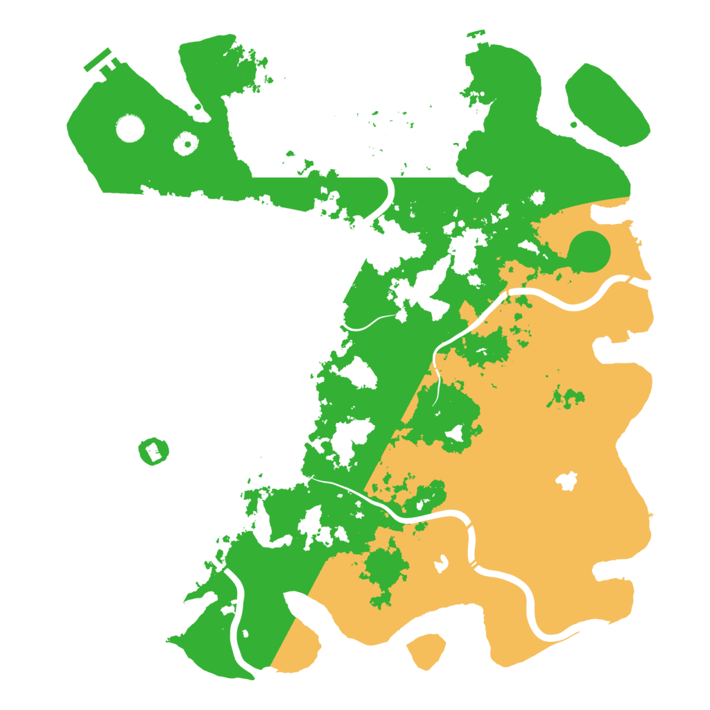 Biome Rust Map: Procedural Map, Size: 4500, Seed: 1467872443