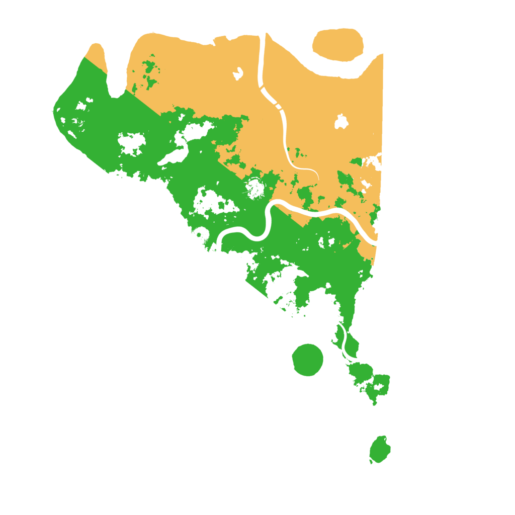 Biome Rust Map: Procedural Map, Size: 4500, Seed: 110751292