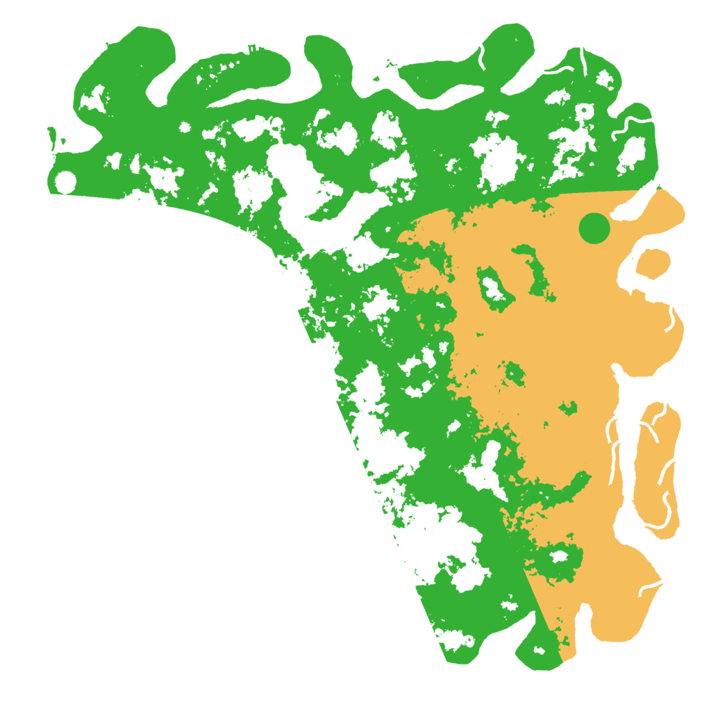 Biome Rust Map: Procedural Map, Size: 6000, Seed: 842622820