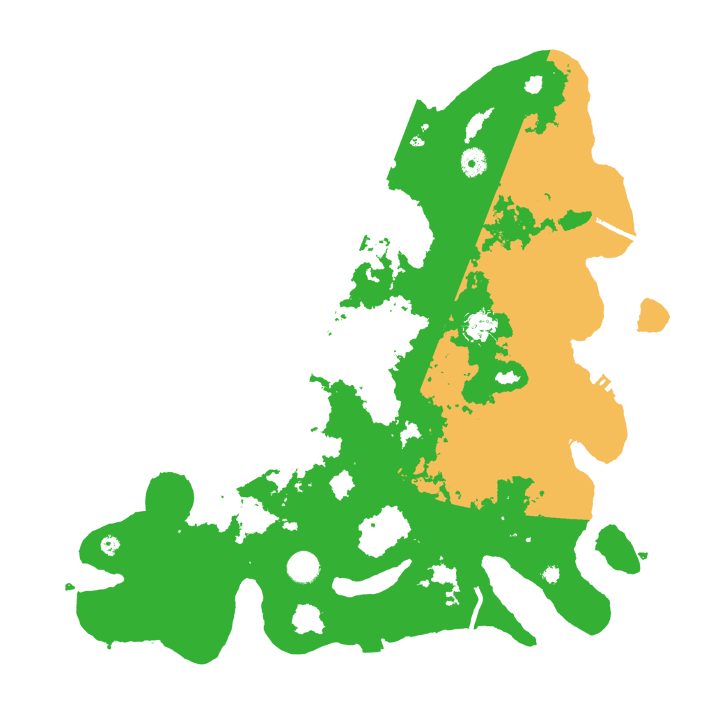 Biome Rust Map: Procedural Map, Size: 3900, Seed: 3505149