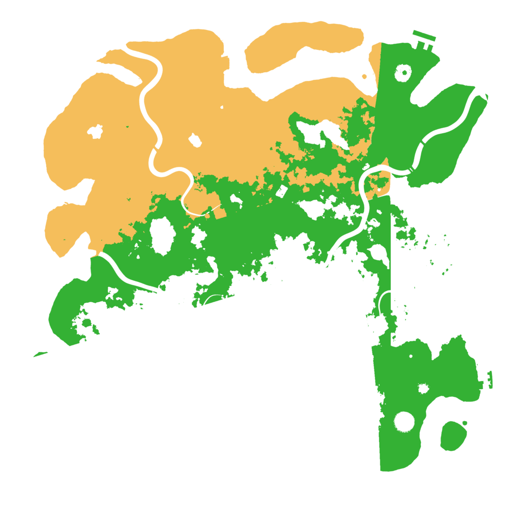 Biome Rust Map: Procedural Map, Size: 4500, Seed: 1132097998