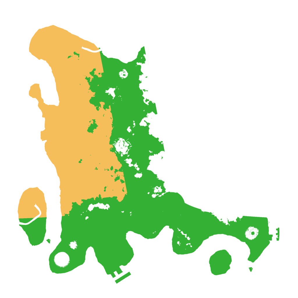 Biome Rust Map: Procedural Map, Size: 3500, Seed: 78713425