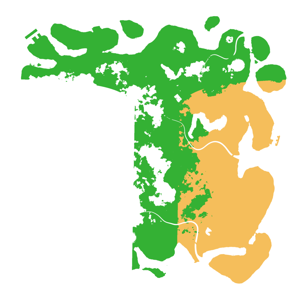 Biome Rust Map: Procedural Map, Size: 4250, Seed: 52474122