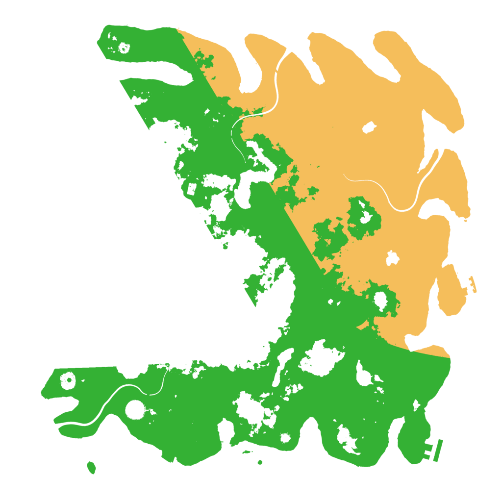 Biome Rust Map: Procedural Map, Size: 4500, Seed: 576285375