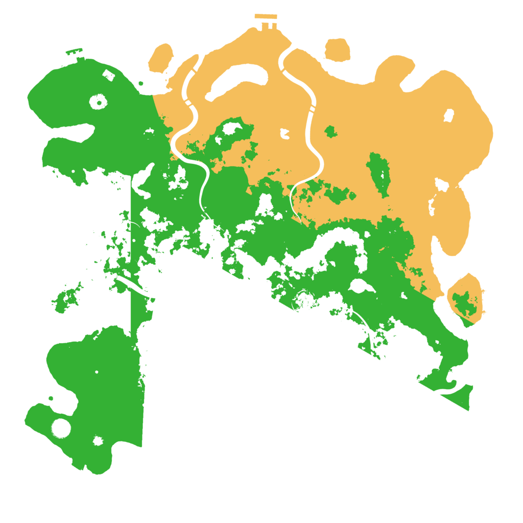 Biome Rust Map: Procedural Map, Size: 4750, Seed: 612589546