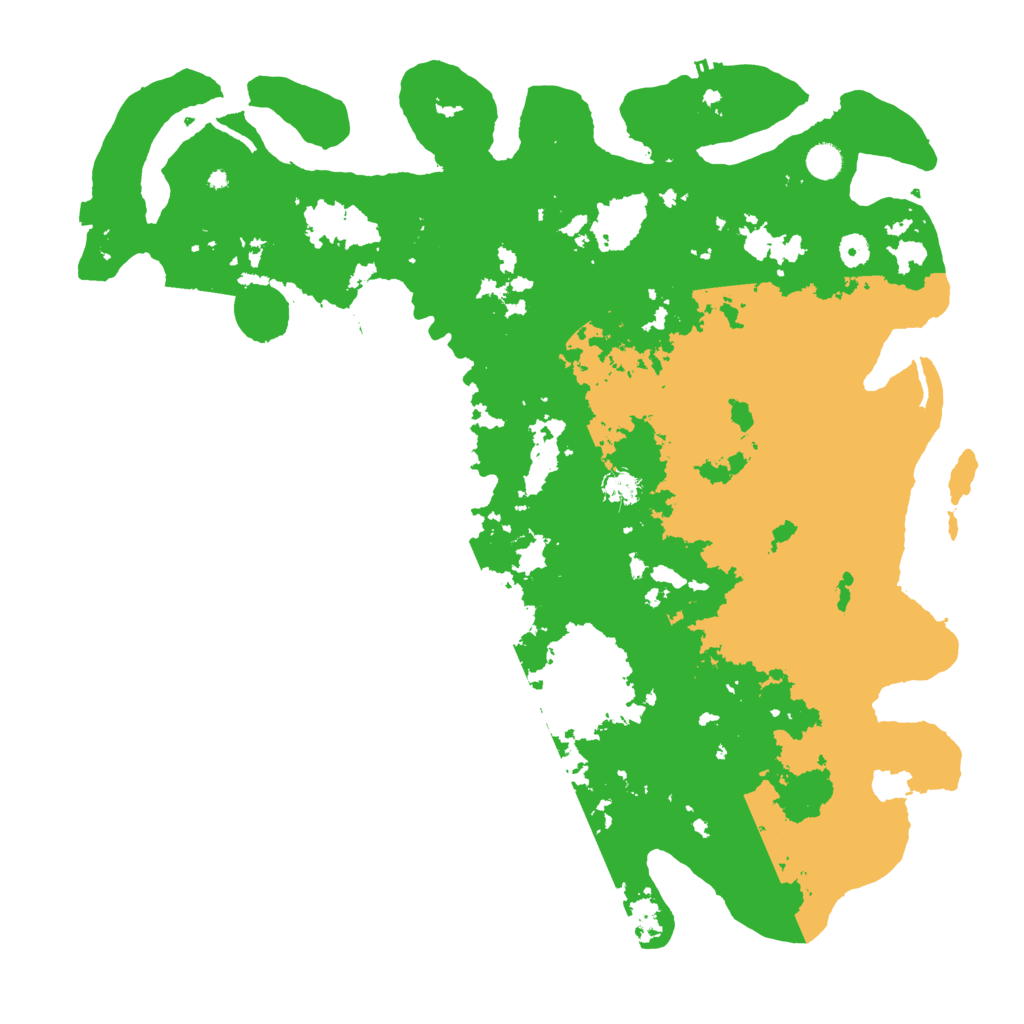 Biome Rust Map: Procedural Map, Size: 5000, Seed: 842622820