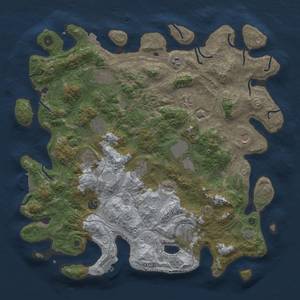 Thumbnail Rust Map: Procedural Map, Size: 4500, Seed: 789123, 19 Monuments