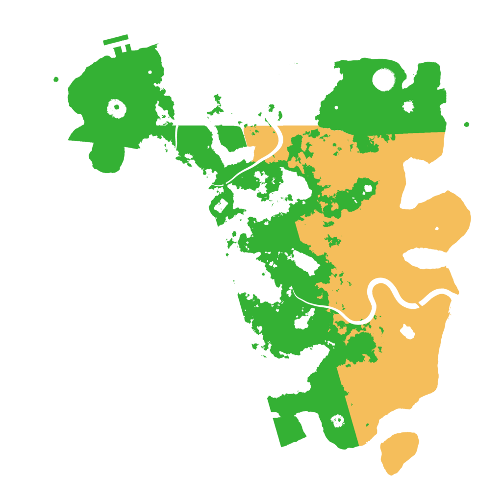 Biome Rust Map: Procedural Map, Size: 4000, Seed: 65943