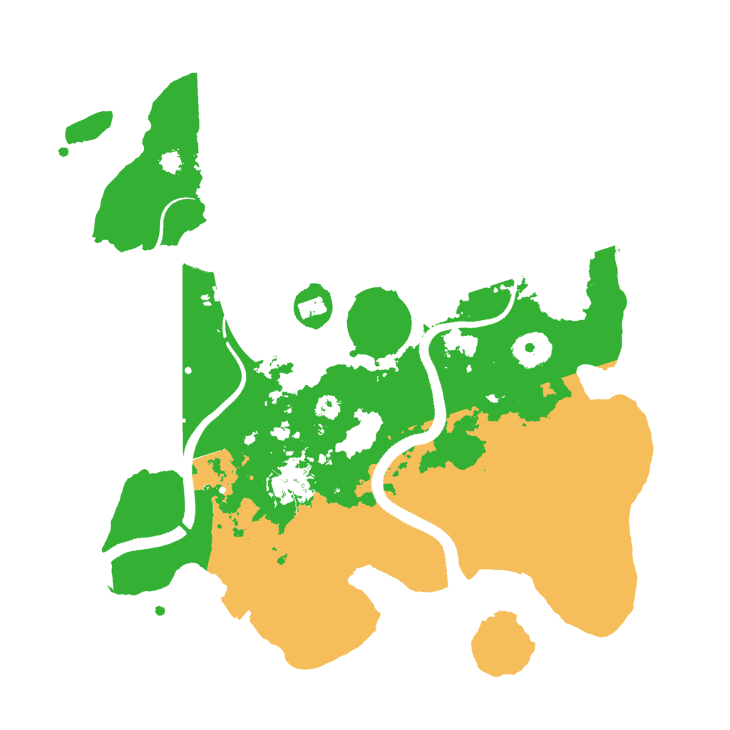 Biome Rust Map: Procedural Map, Size: 3000, Seed: 706261520