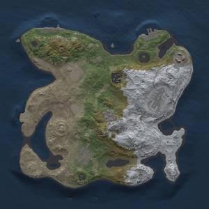 Thumbnail Rust Map: Procedural Map, Size: 2750, Seed: 21275, 12 Monuments