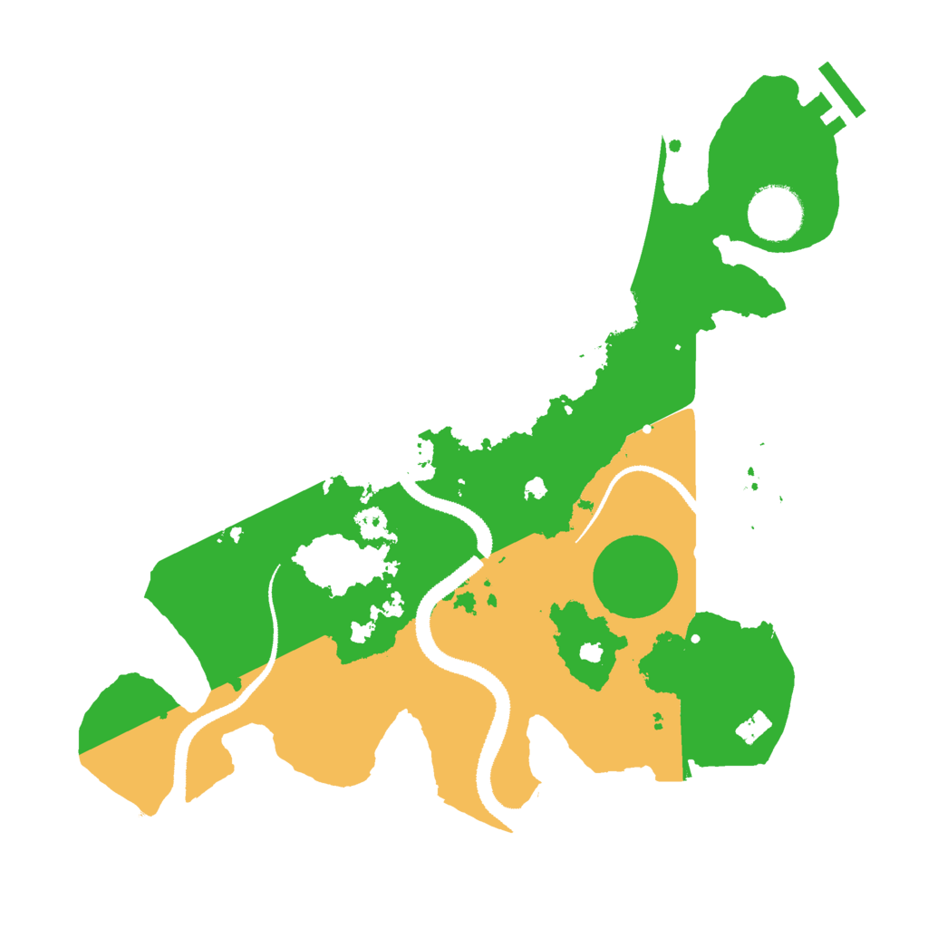Biome Rust Map: Procedural Map, Size: 3000, Seed: 699661710