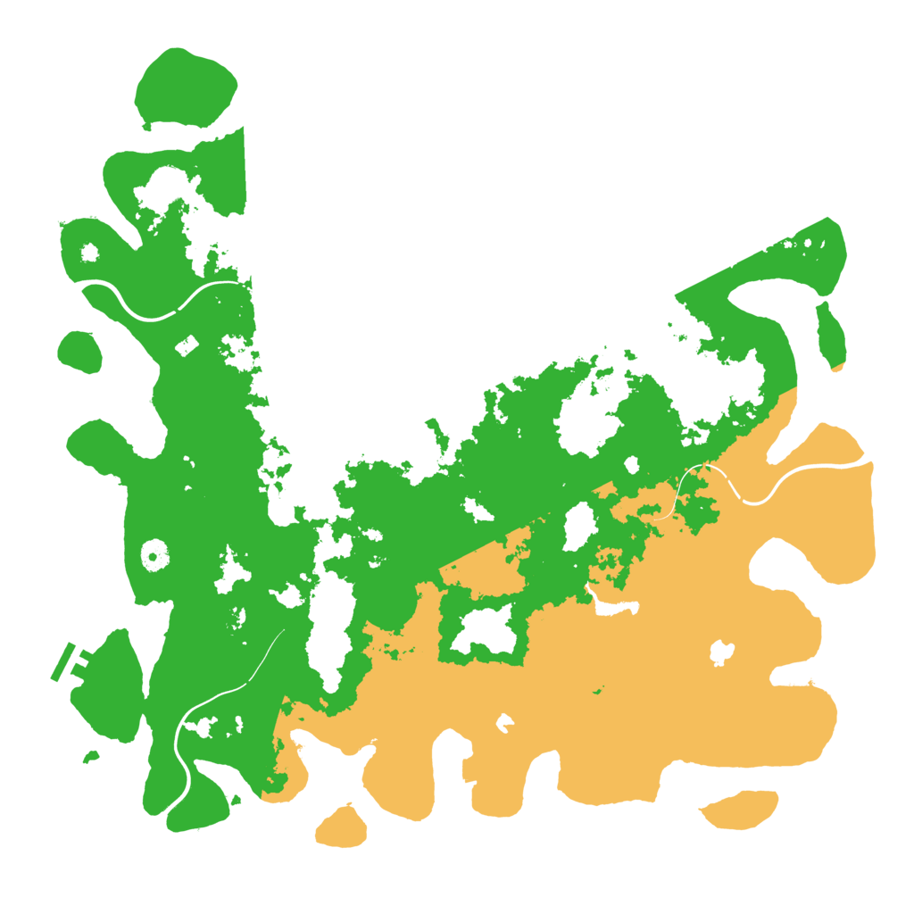 Biome Rust Map: Procedural Map, Size: 4500, Seed: 117502345