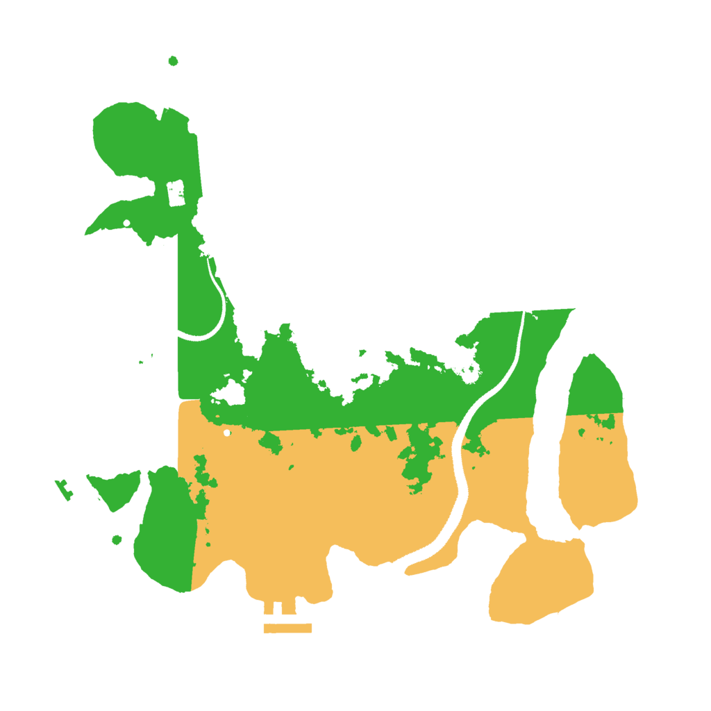 Biome Rust Map: Procedural Map, Size: 3000, Seed: 1659679845