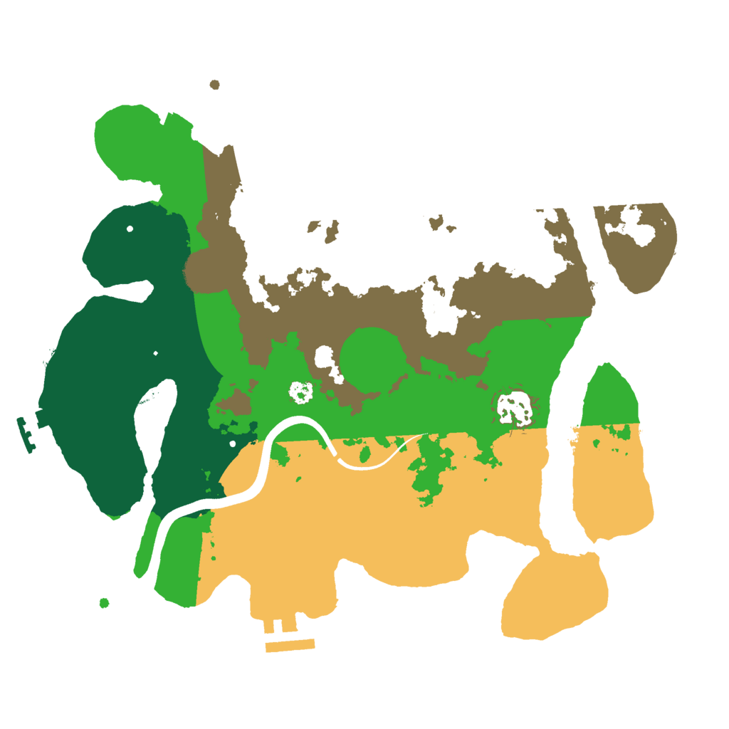 Biome Rust Map: Procedural Map, Size: 3000, Seed: 1659679845