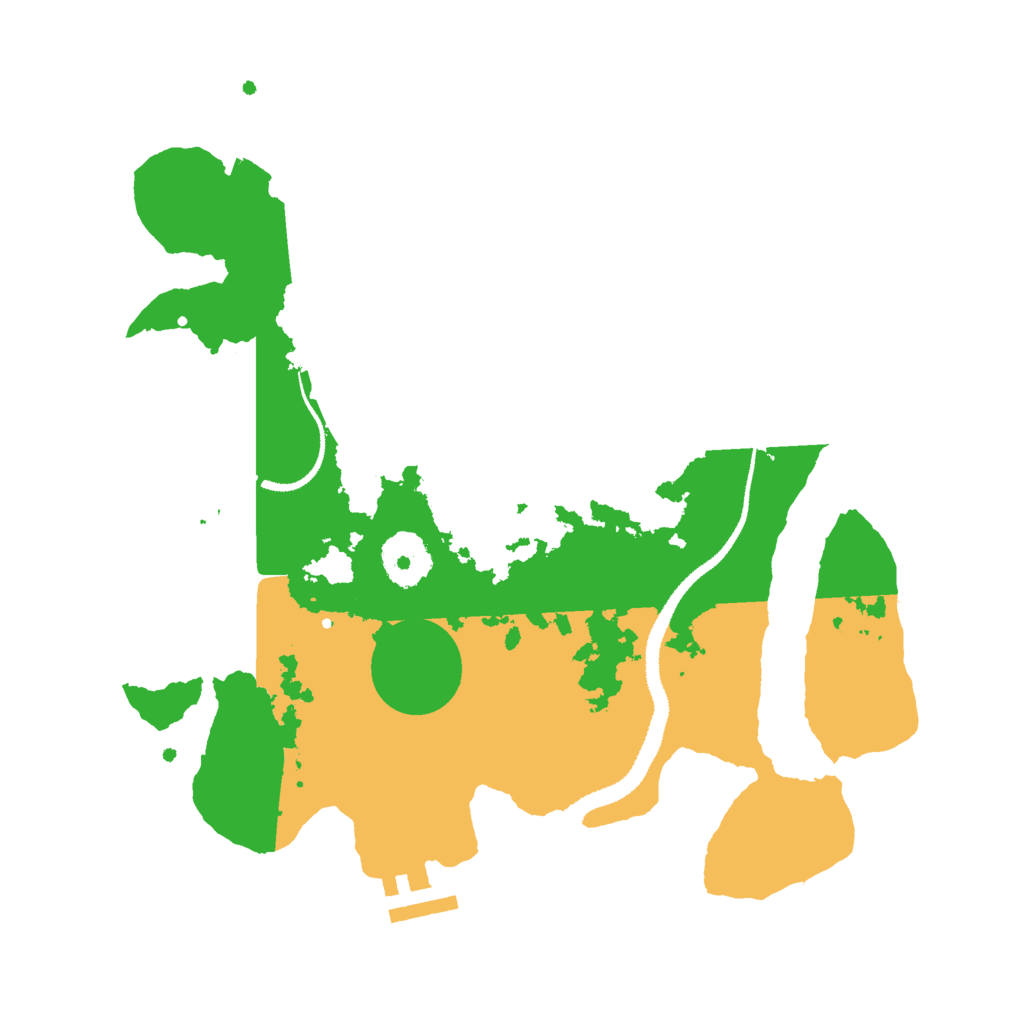 Biome Rust Map: Procedural Map, Size: 3000, Seed: 1659679845