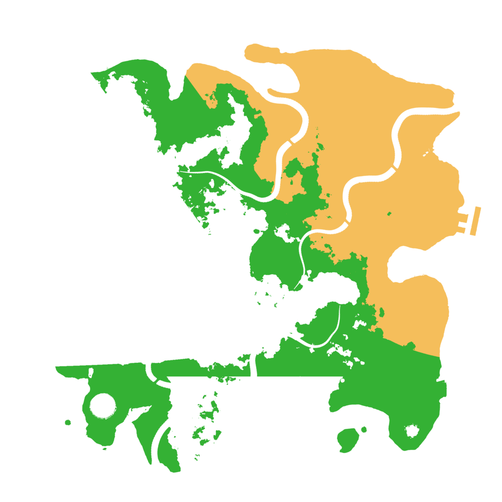 Biome Rust Map: Procedural Map, Size: 3500, Seed: 1640545599