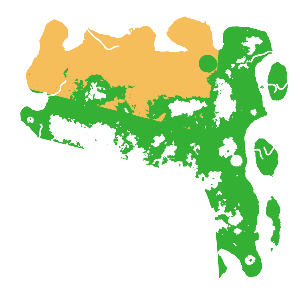 Biome Rust Map: Procedural Map, Size: 4500, Seed: 514487993